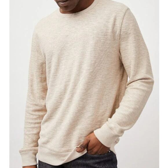 NEW NWT RAILS GOEFFREY OAT HEATHER CREWNECK SWEATER L LARGE - Picture 2 of 10